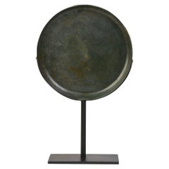12th Century, Angkor Vat, Antique Khmer Bronze Tray with Stand