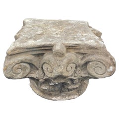 12th Century Corinthian Limestone Capital