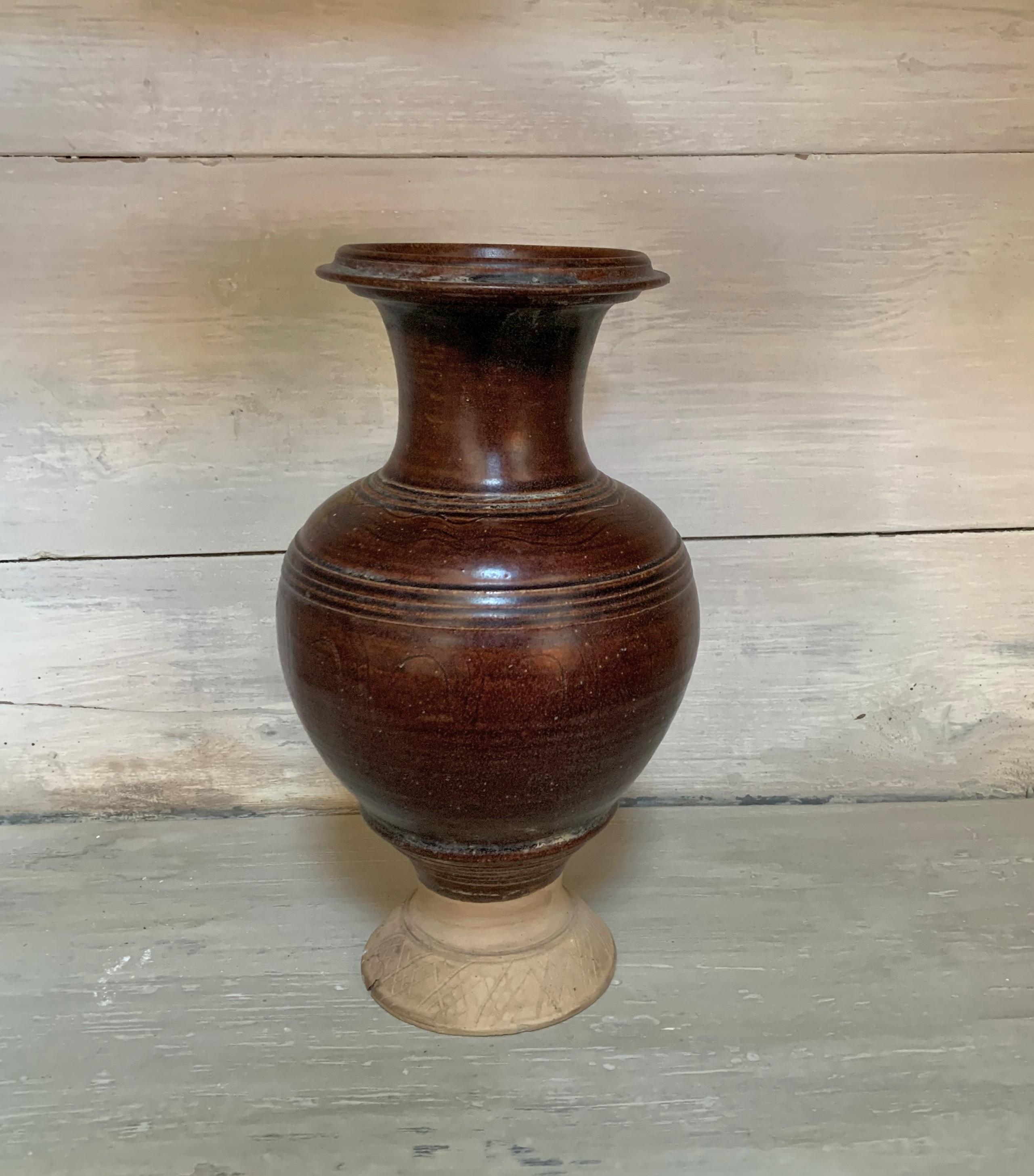 18th Century and Earlier 12th Century Khmer Vase For Sale