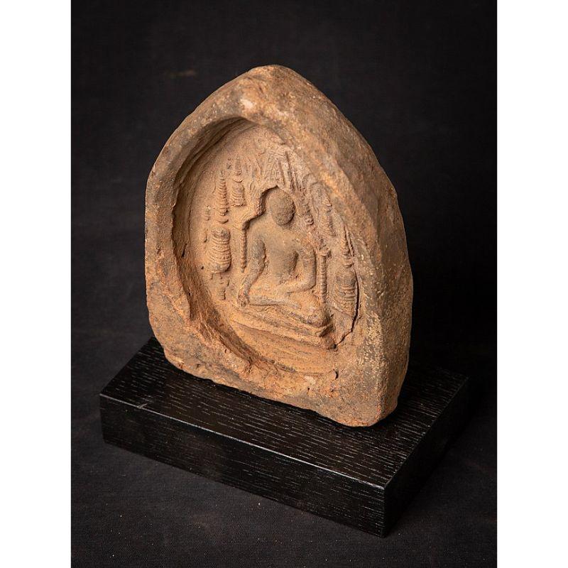 12th Century Pagan Votive Tablet from Burma For Sale 3
