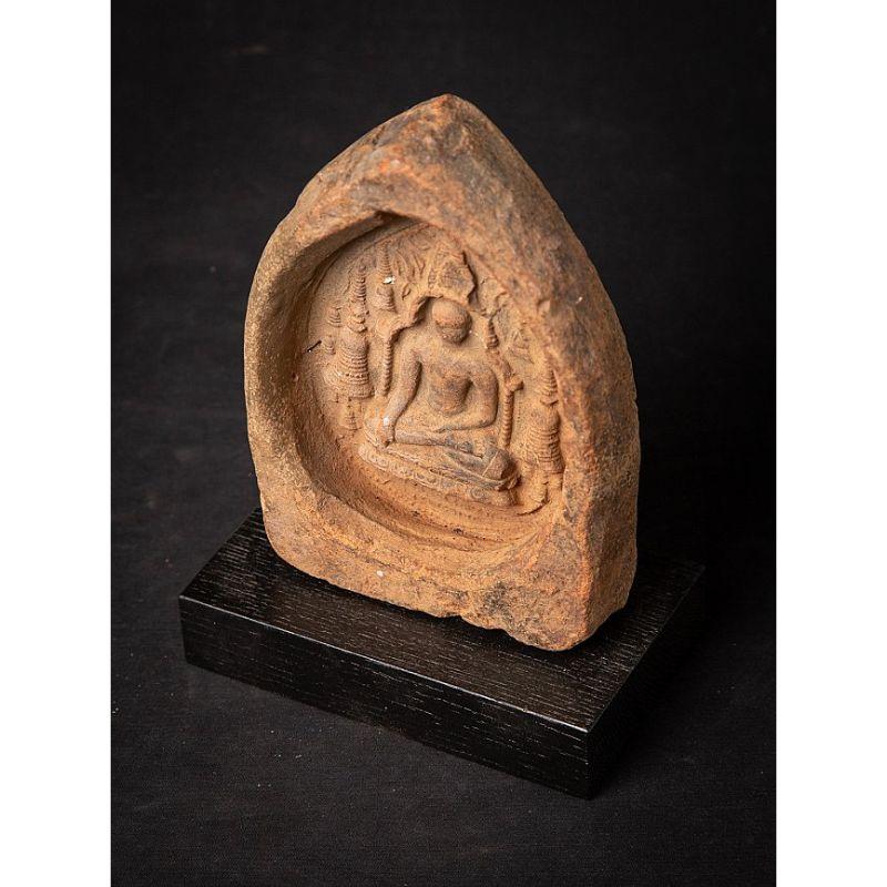 12th Century Pagan Votive Tablet from Burma For Sale 4