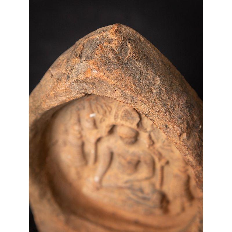 12th Century Pagan Votive Tablet from Burma For Sale 5