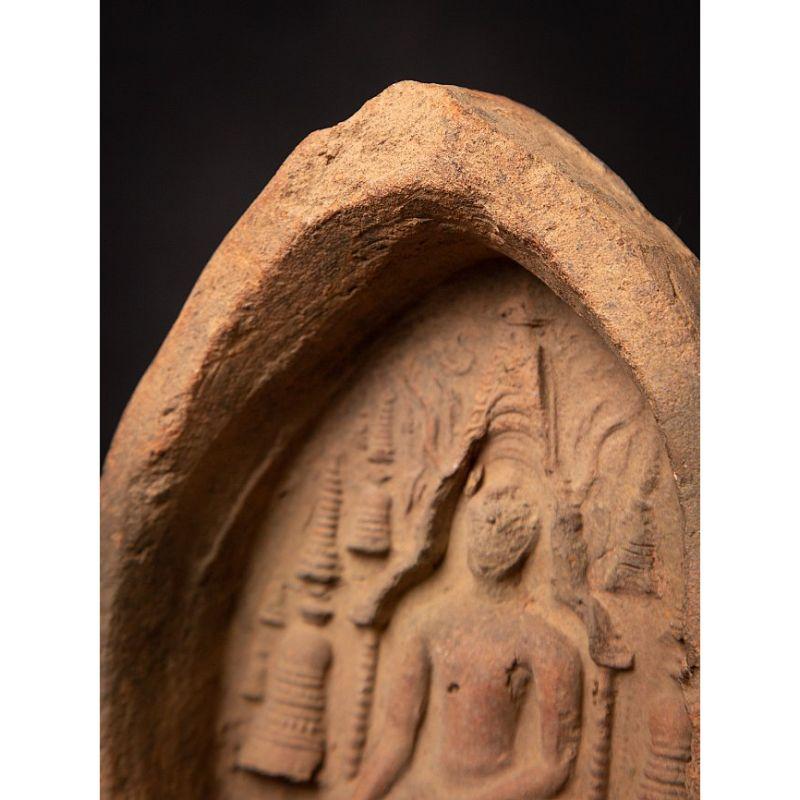 12th Century, Pagan Votive Tablet from Burma For Sale 6