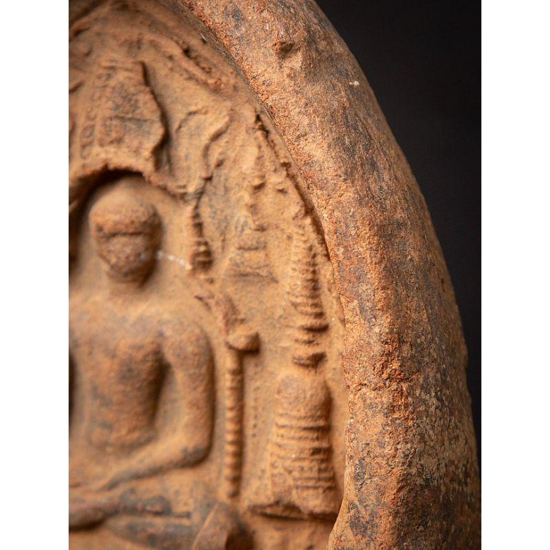 12th Century Pagan Votive Tablet from Burma For Sale 7