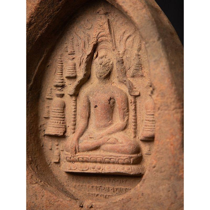 12th Century, Pagan Votive Tablet from Burma For Sale 9
