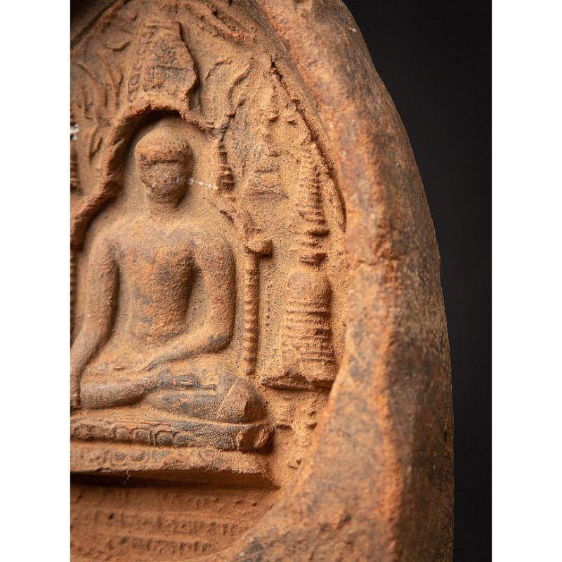 12th Century Pagan Votive Tablet from Burma For Sale 12