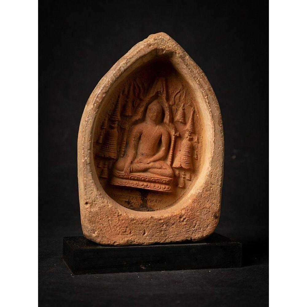 Wood 12th Century Pagan Votive Tablet from Burma For Sale