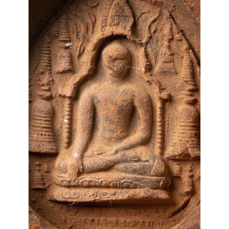 12th Century Pagan Votive Tablet from Burma For Sale at 1stDibs