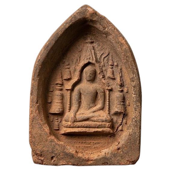 12th Century Pagan Votive Tablet from Burma For Sale
