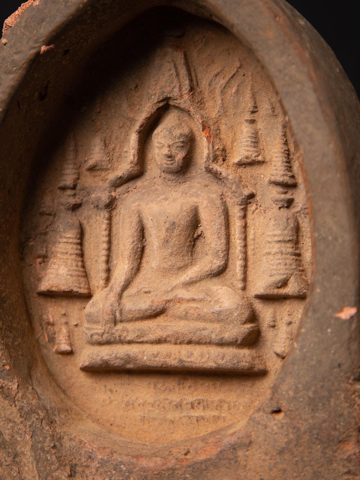 12th century Pagan Votive Tablet from Burma - OriginalBuddhas For Sale 9