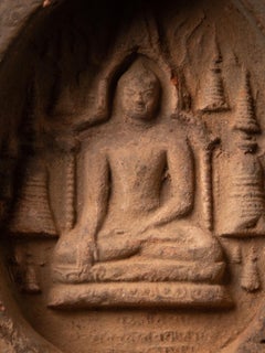 12th century Pagan Votive Tablet from Burma - OriginalBuddhas