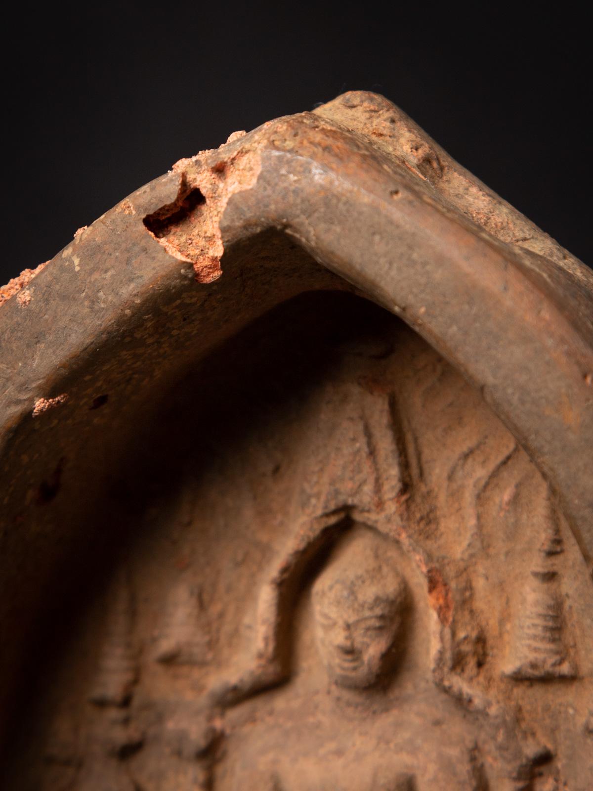 12th century Pagan Votive Tablet from Burma - OriginalBuddhas For Sale 2