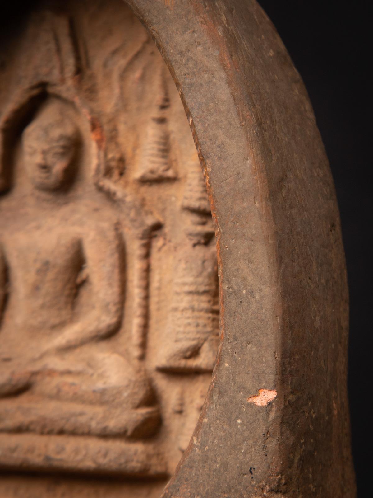 12th century Pagan Votive Tablet from Burma - OriginalBuddhas For Sale 3