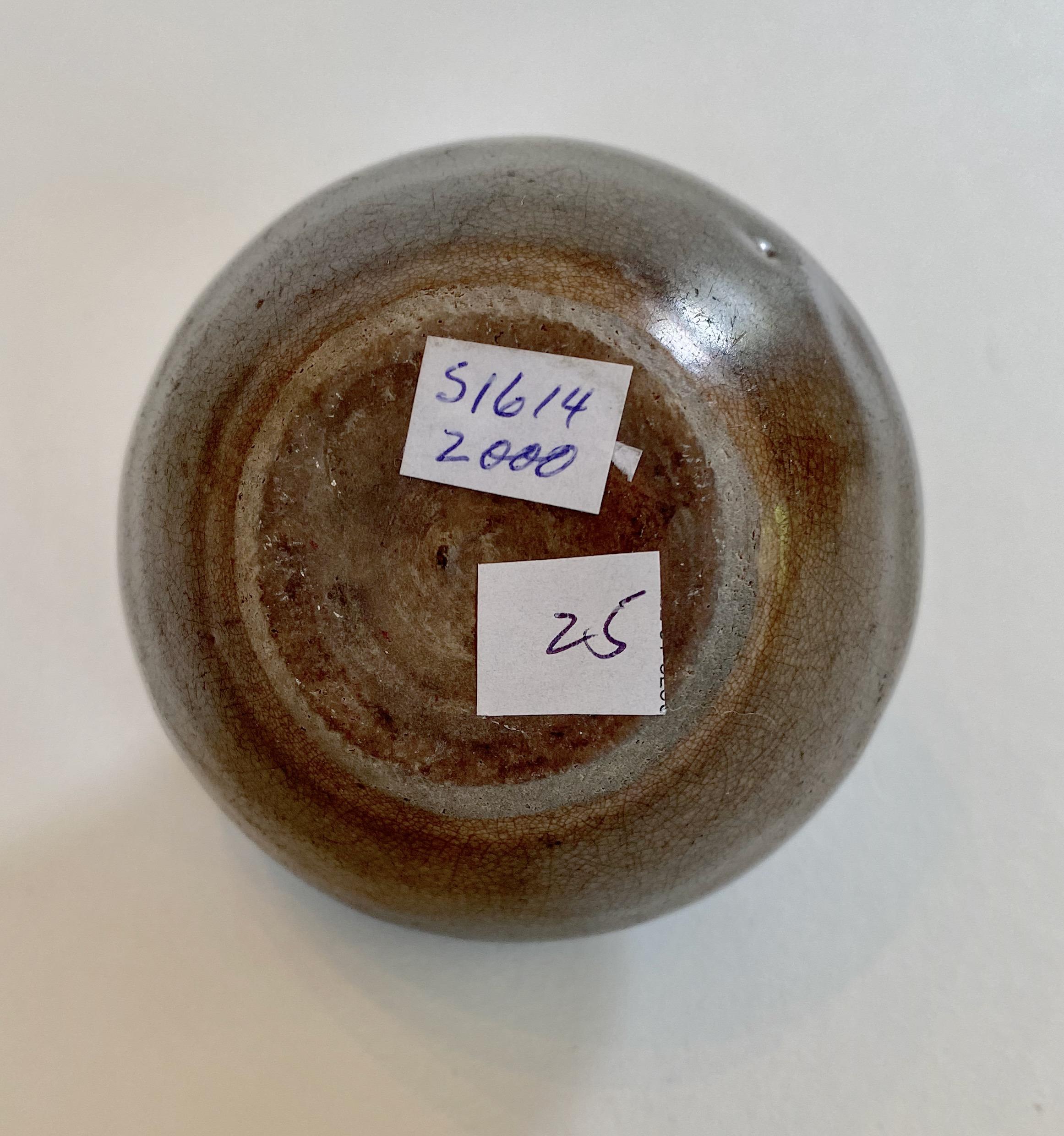12th Century Song Jarlet with Deep Brown Glaze For Sale 1