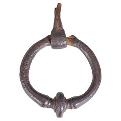 12th Century Wrought Iron Door Knocker