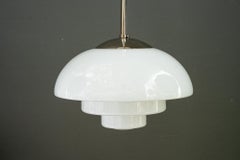 12x Bauhaus nickel pendant germany around 1930s