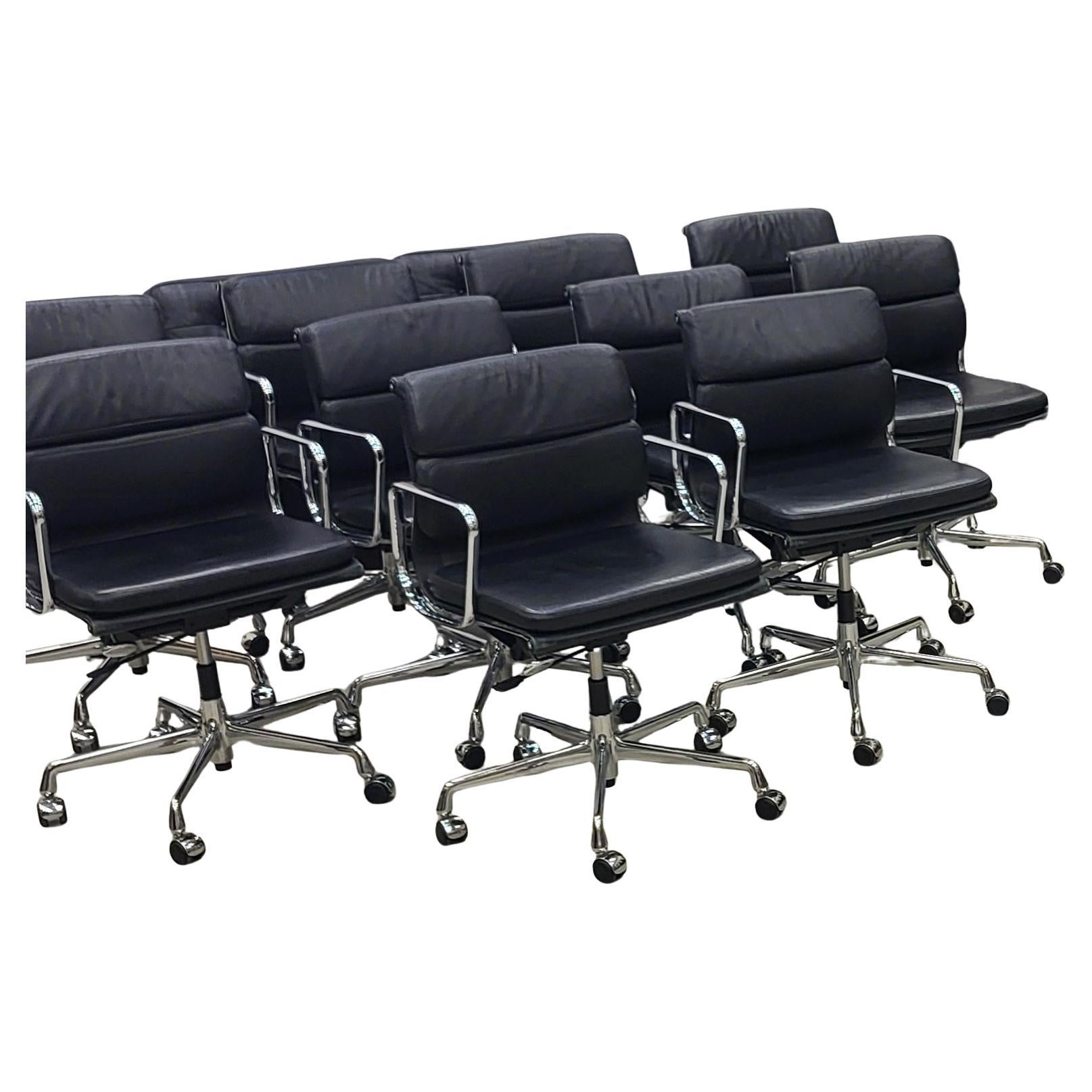 12x Vitra EA217 Soft Pad Office Desk Chair by Charles Eames For Sale