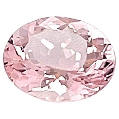 12x10 mm Gema Suelta Ovalada Facetada de Morganita Rosa Natural AA+ Morganita