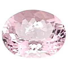 Morganite rose naturelle taille ovale facettée de 12 x 10 mm, pierre précieuse non sertie AAA