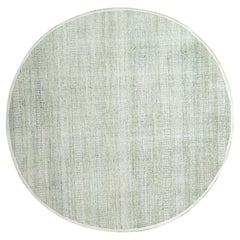 12
x12
Tappeto rotondo in lana annodata a mano, grigio, con disegno di erba ossidata e afflosciata