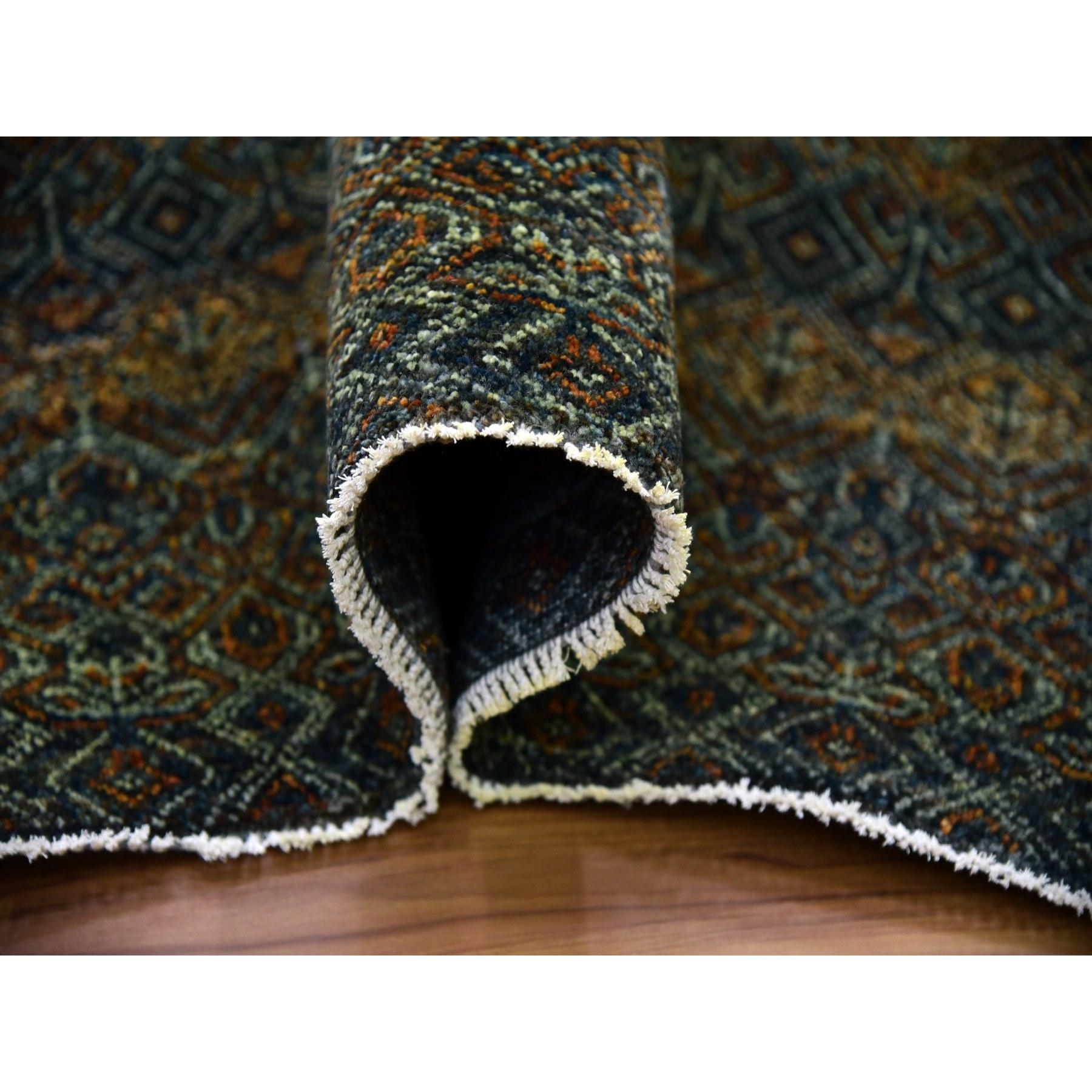 12'x12' Rust Brown, Kohinoor Herat Design, Wolle Handgeknüpft XL Quadratischer Teppich im Zustand „Neu“ im Angebot in Carlstadt, NJ