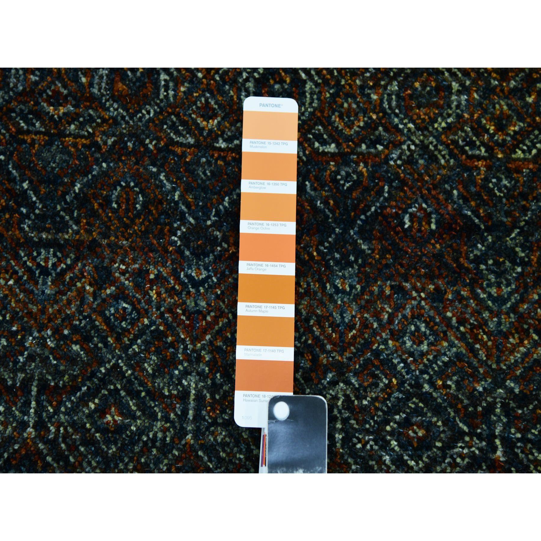 12'x12' Rust Brown, Kohinoor Herat Design, Wolle Handgeknüpft XL Quadratischer Teppich im Angebot 1