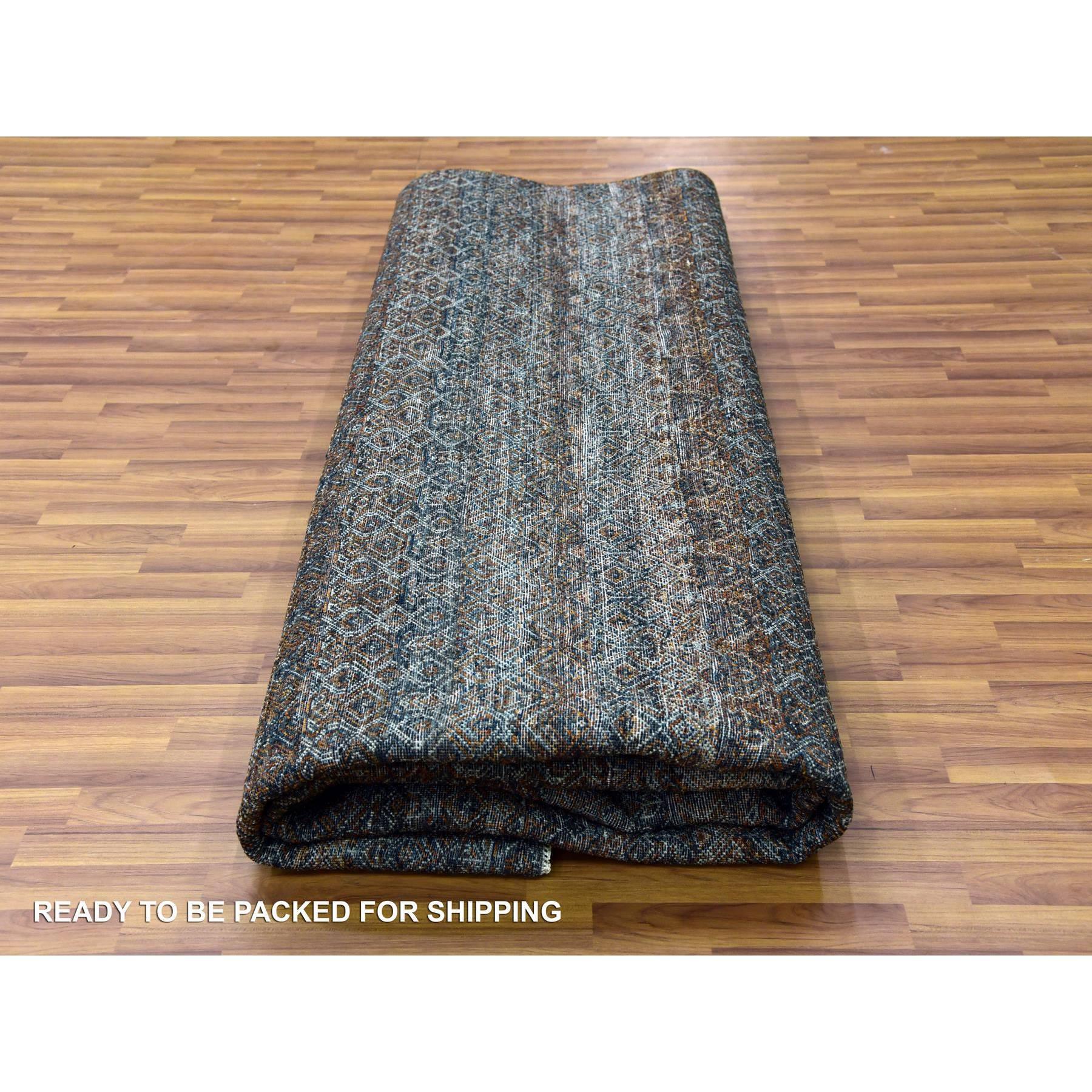 12'x12' Rust Brown, Kohinoor Herat Design, Wolle Handgeknüpft XL Quadratischer Teppich im Angebot 3