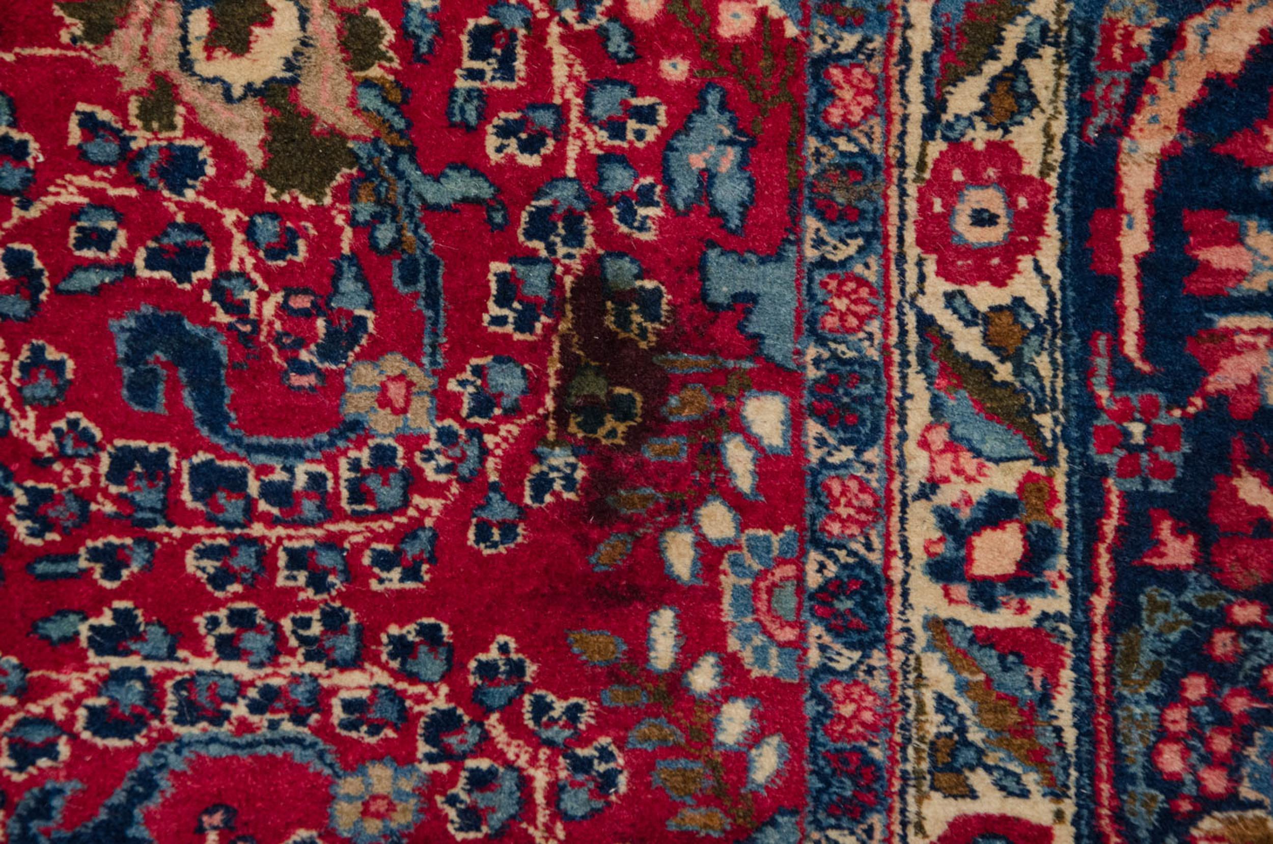 Vintage Tabriz Square Carpet For Sale 2