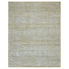 12
x14
10" Tapis XL en laine nouée à la main, jaune, Oxidized and Distressed Grass Design Wool