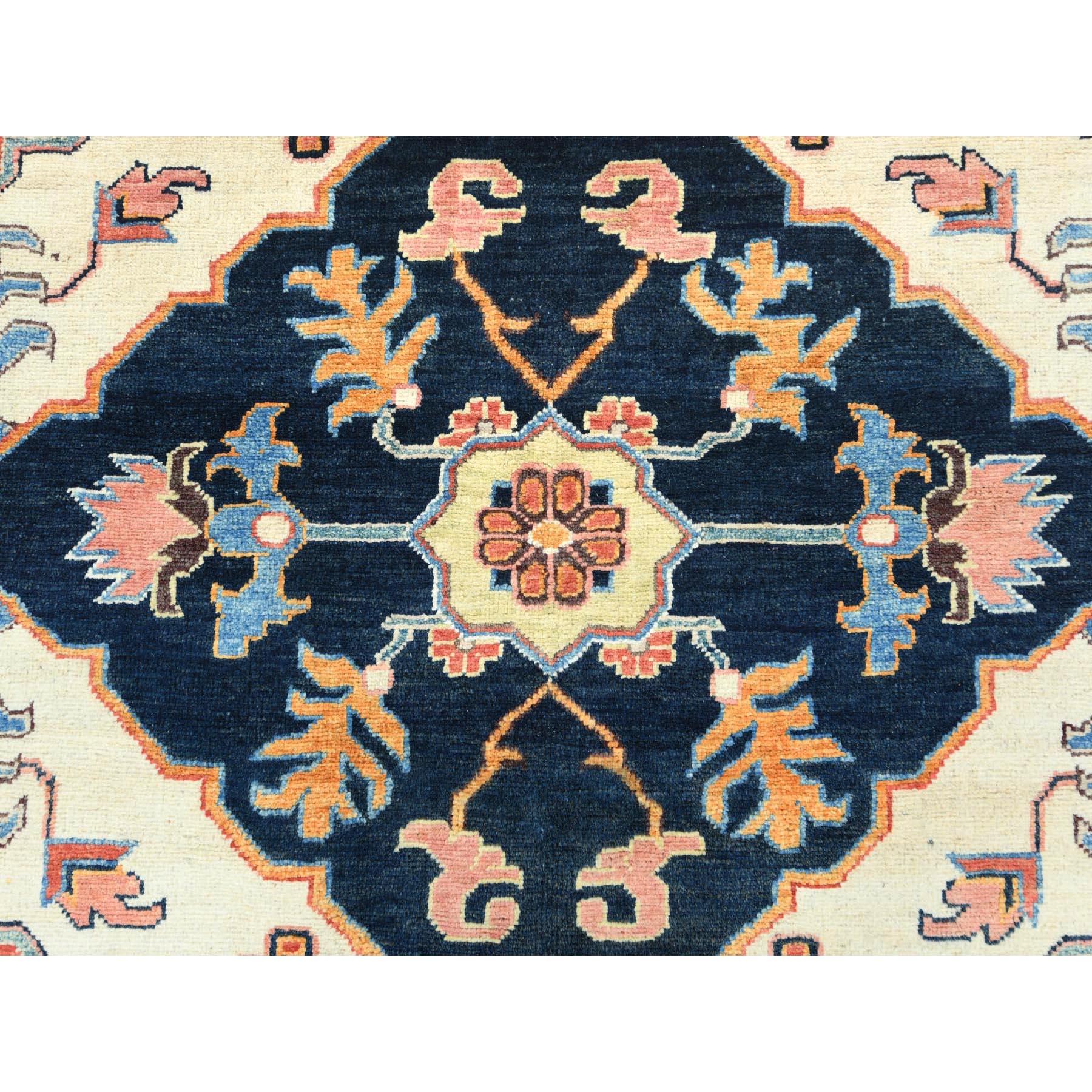 Alfombra Oriental Anudada a Mano de Lana Afgana Peshawar Heriz Rojo Imperial 12'x14'7 en venta 1