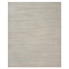 12
x14
9" Bone Ivory Plain Modern Design Undyed Natural Wool Hand Loomed Rug