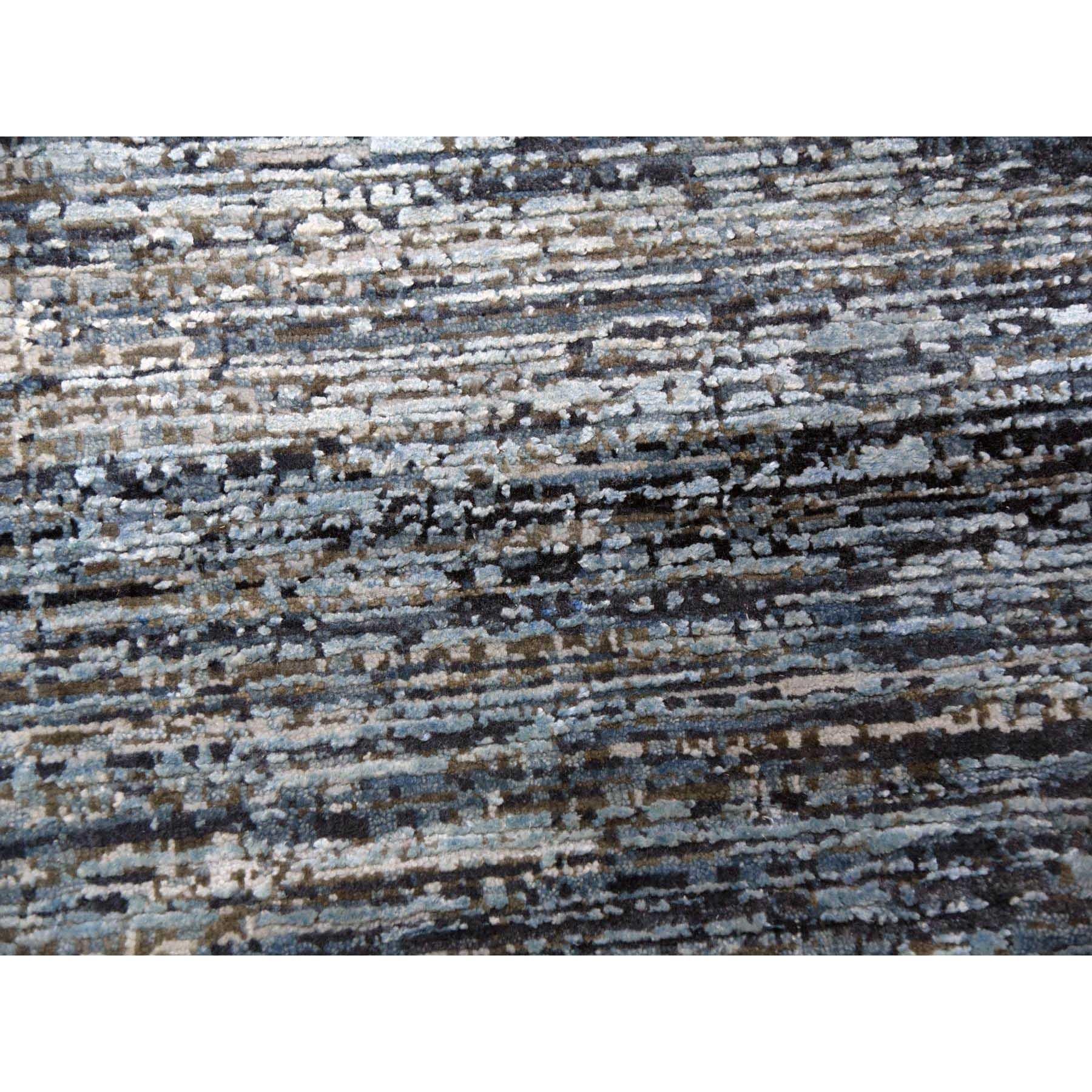 Tappeto orientale oversize 12'x15' Blu Oceanico in pura seta e lana annodato a mano in vendita 1