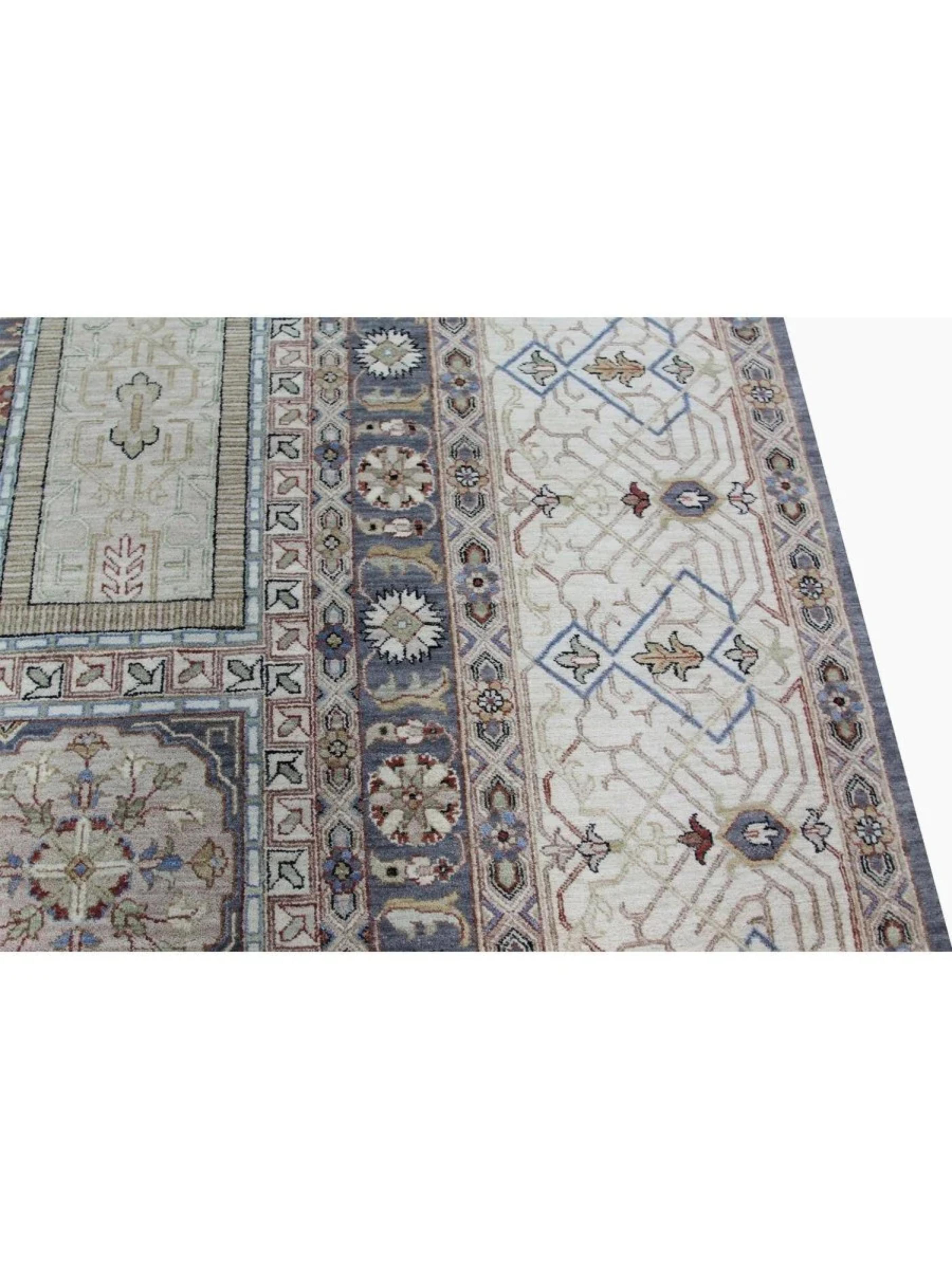 12x15 Handgeknüpfter Mamlouk Style Vorleger (Indisch) im Angebot