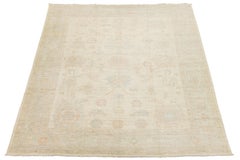 12x15 Hand-Knotted Modern Oushak Style Wool Area Rug – Muted Neutrals