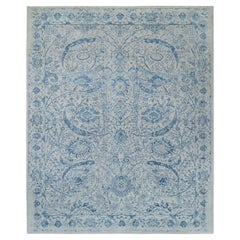 12
x15
 Hand Loomed Gray Fine Jacquard Wool and Plant Based Silk Oversized Rug