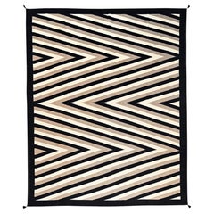 12
x15
 Ivory American Indian Southwest Hand Woven Flat Weave Pure Wool XL Rug