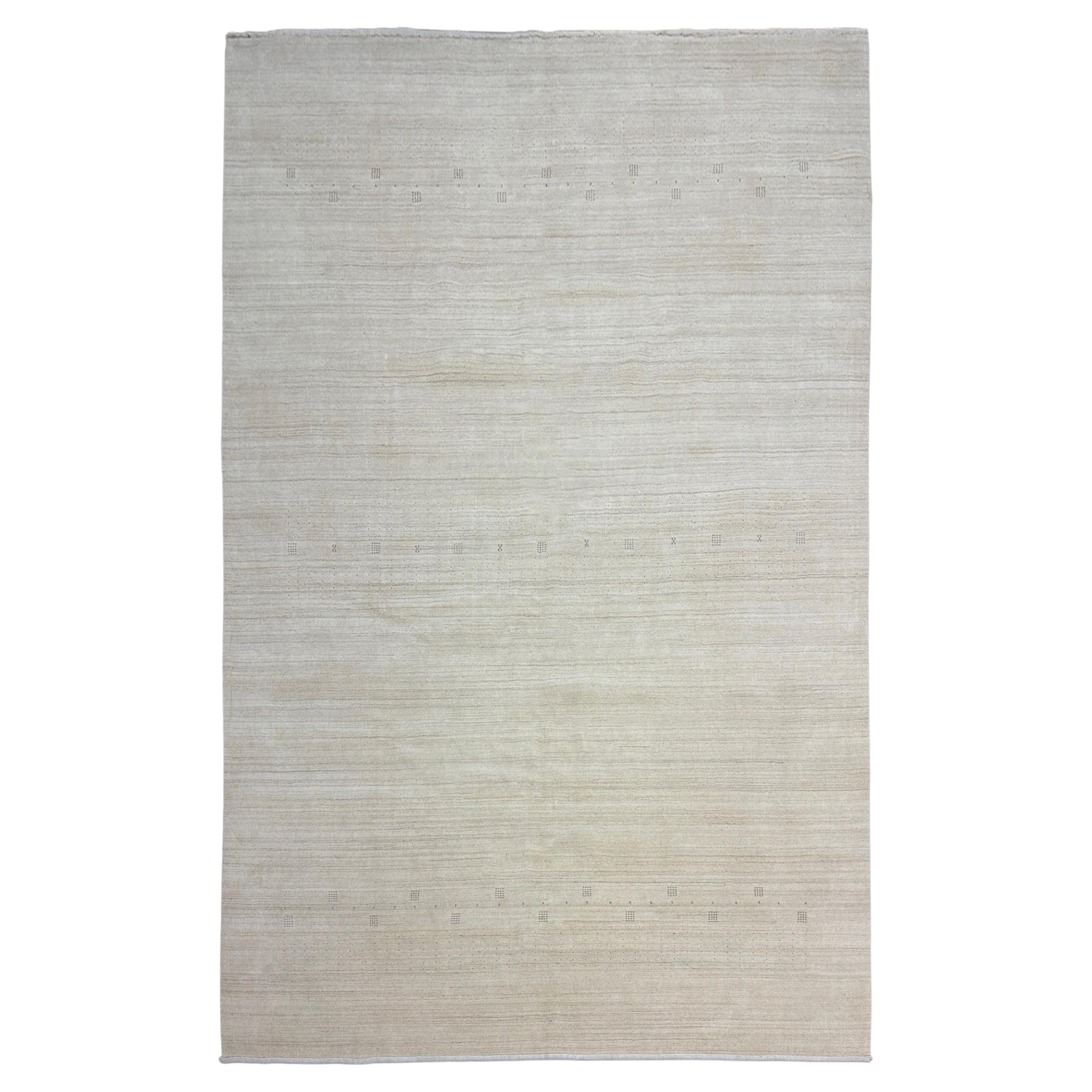 12x15 Oversized HandKnotted Moroccan-Style Vintage Boho Geometric Wool Rug Ivory