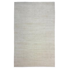 12x15 Oversized HandKnotted Moroccan-Style Vintage Boho Geometric Wool Rug Ivory