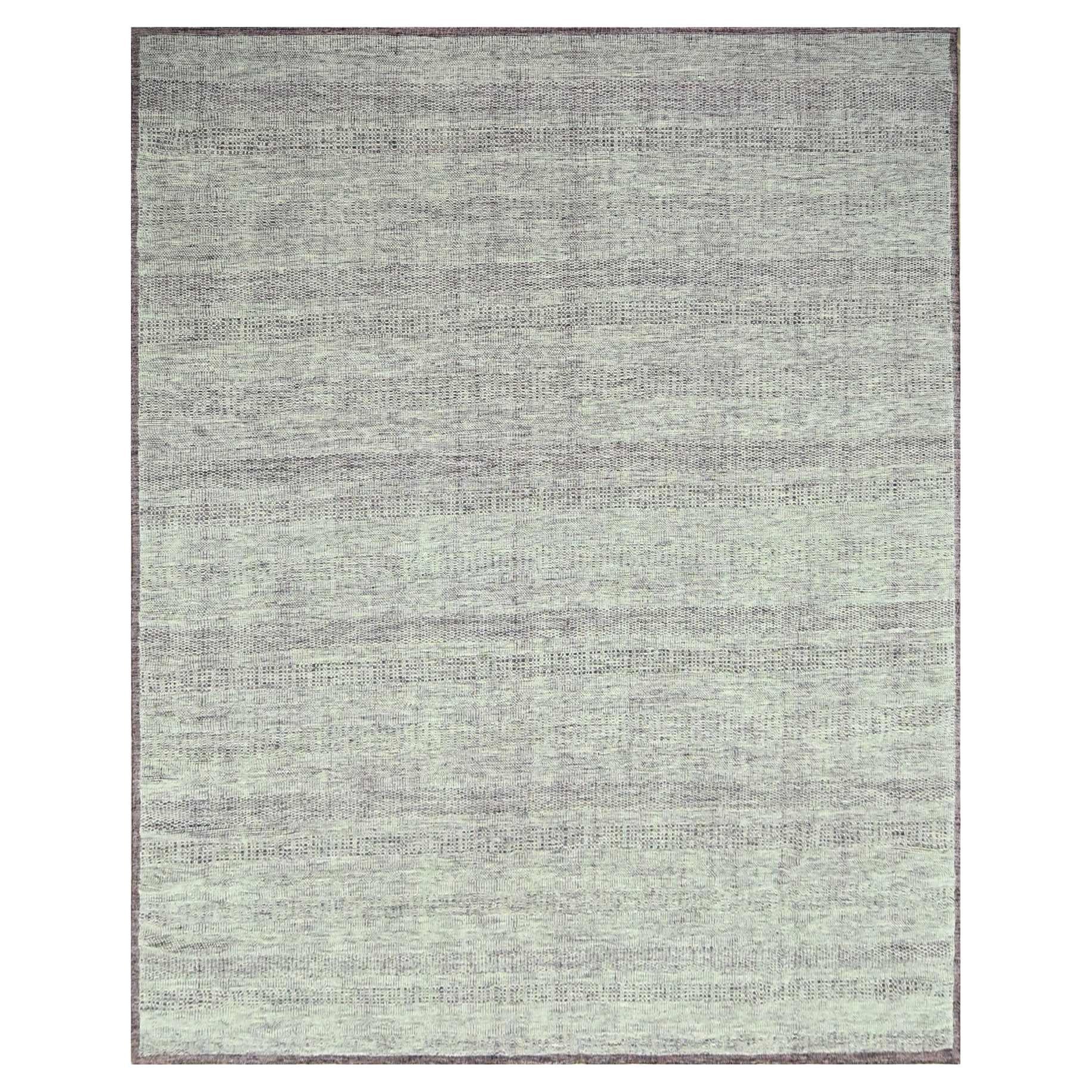 12
x15
 Red Distressed and Oxidized Grass Design Hand Knotted Pure Wool XL Rug