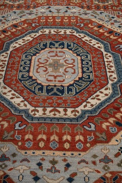 12x15 Red Persian Mamluk Hand Knotted Wool Rug ( G-10218)