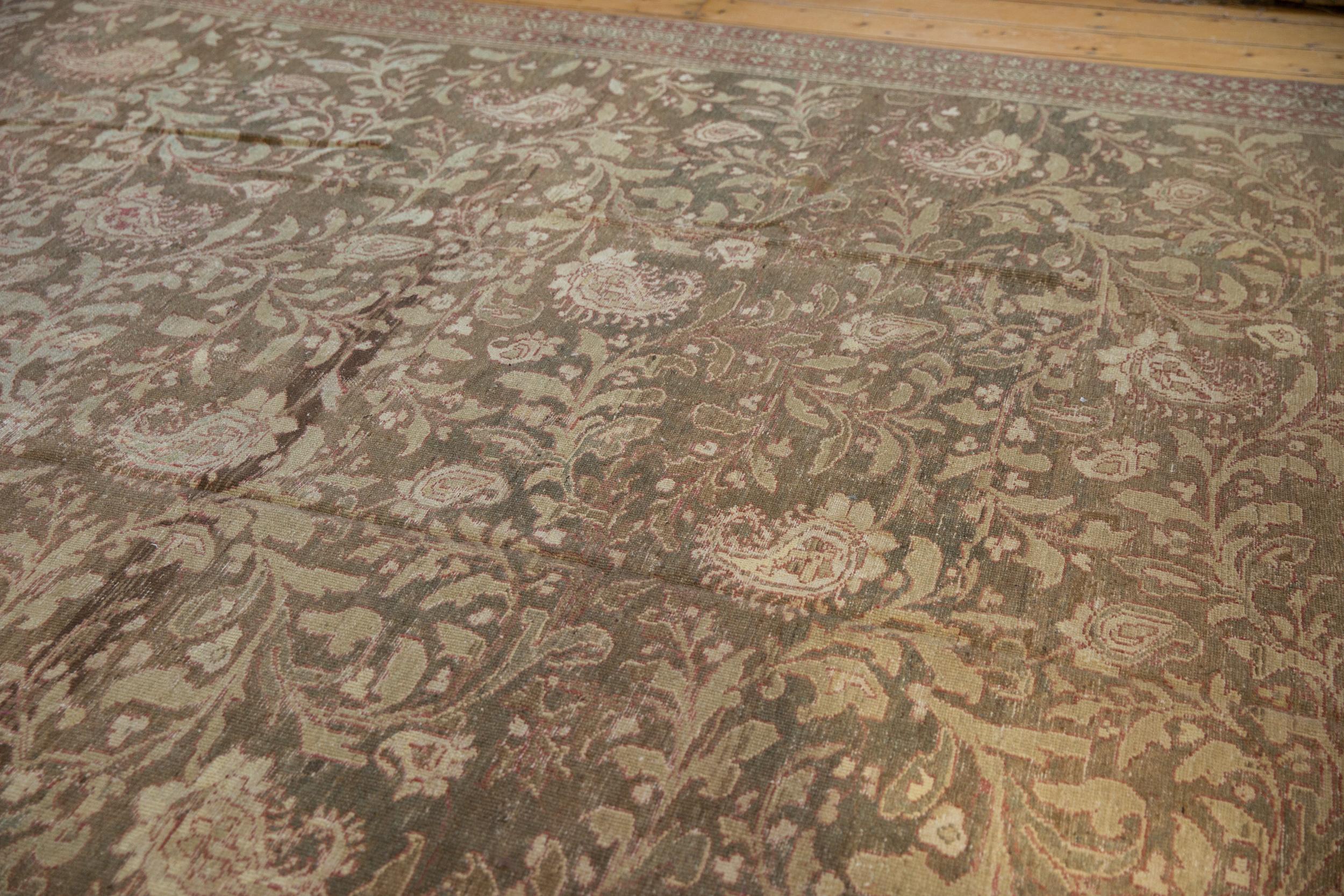 Vintage Distressed Malayer Carpet For Sale 5