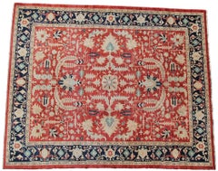 12x15 Vintage Turkish Oushak Rug High Quality 345x442 cm c.1960