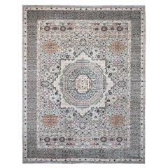 12
x15
4" Gris 14e siècle Dynastie Mamluke Motifs noués à la main Pure laine Rugs XL