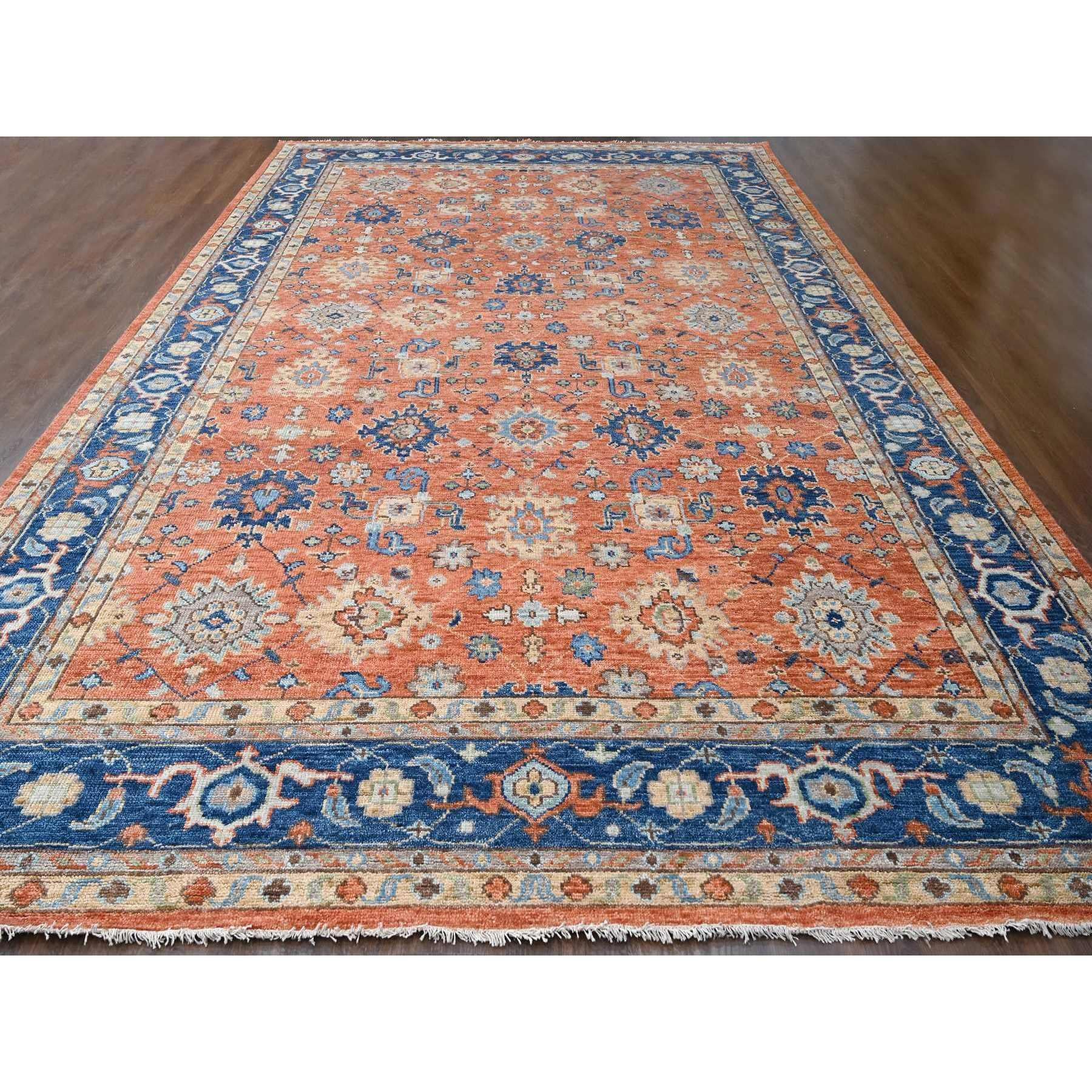 This is a truly genuine one-of-a-kind Supple Collection, All over Mahal Design, Pure Wool, Hand Knotted Oriental Rug. It has been Knotted for months and months in the centuries-old weaving craftsmanship techniques by expert artisans.
Primary