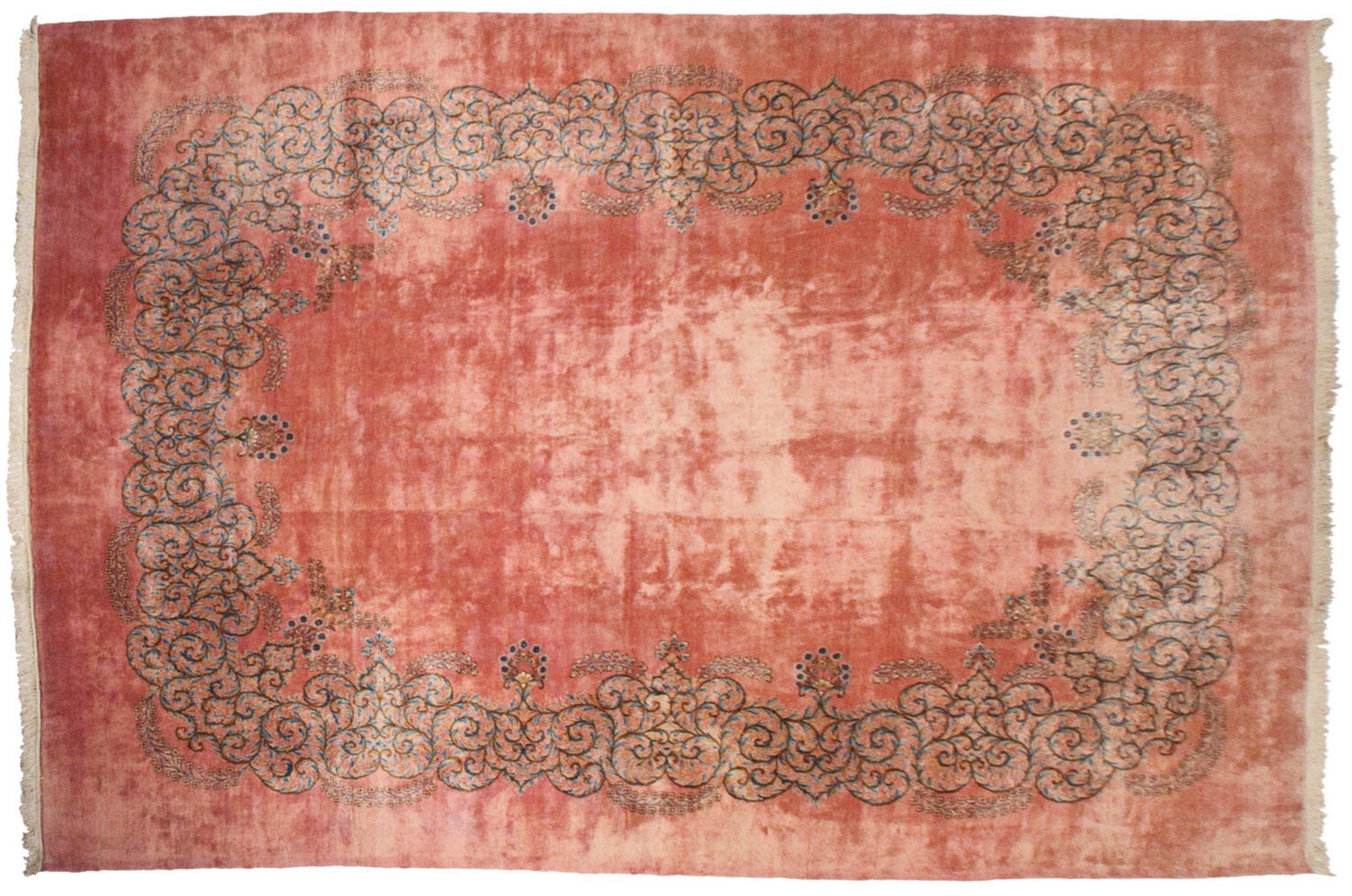 Persian Vintage Fine Kerman Carpet For Sale