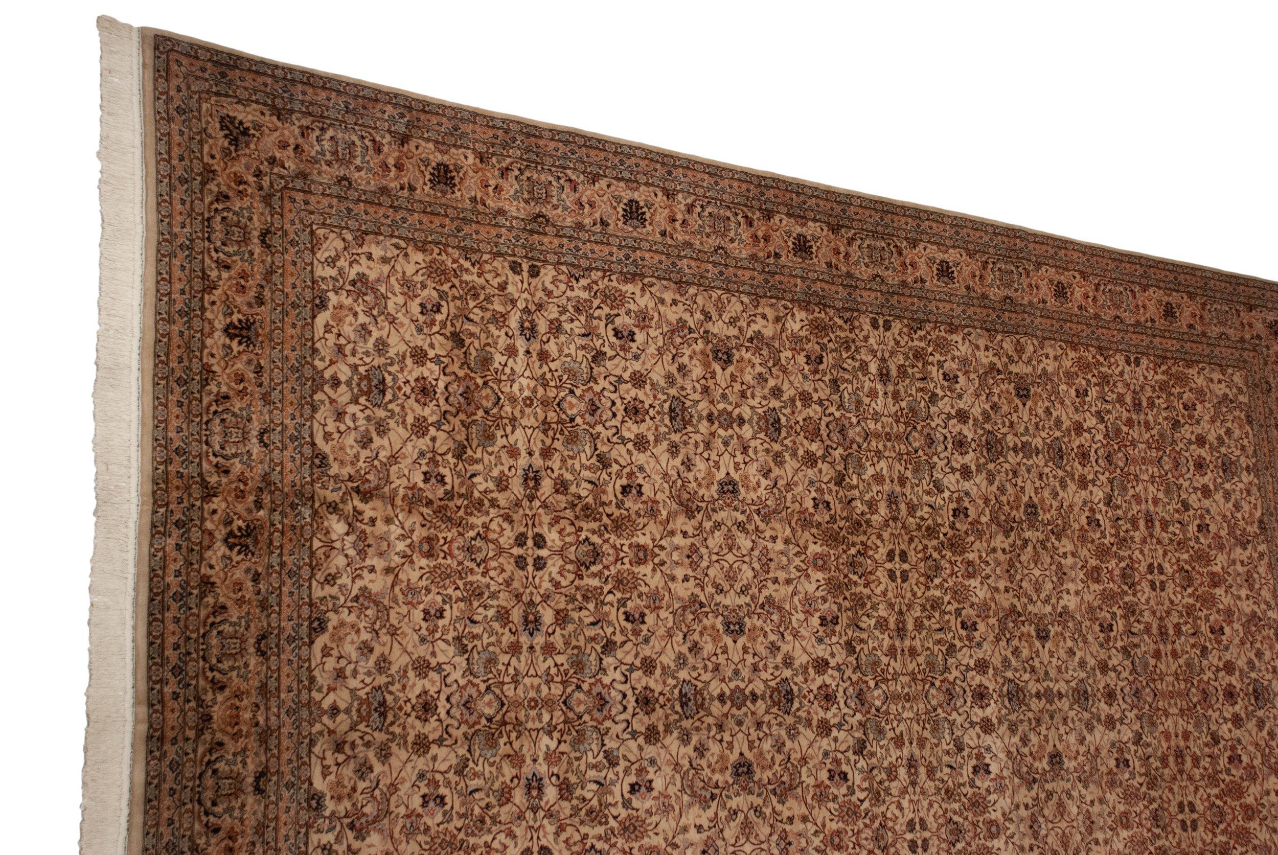 Vintage Pakistani Isfahan Design Carpet For Sale 11