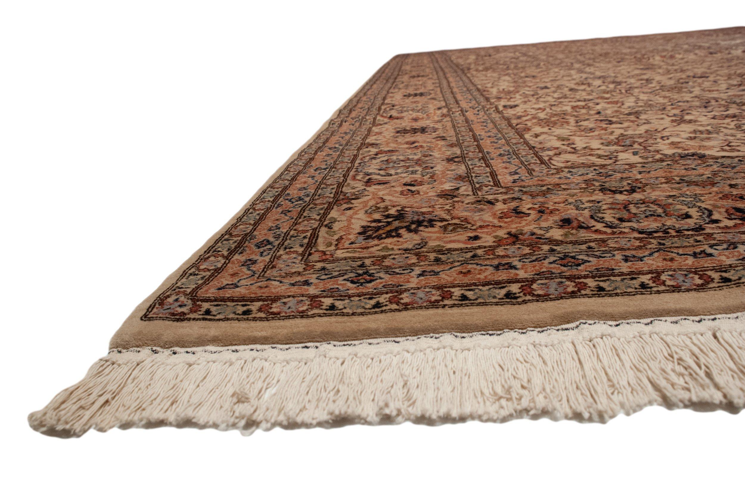 Wool Vintage Pakistani Isfahan Design Carpet For Sale