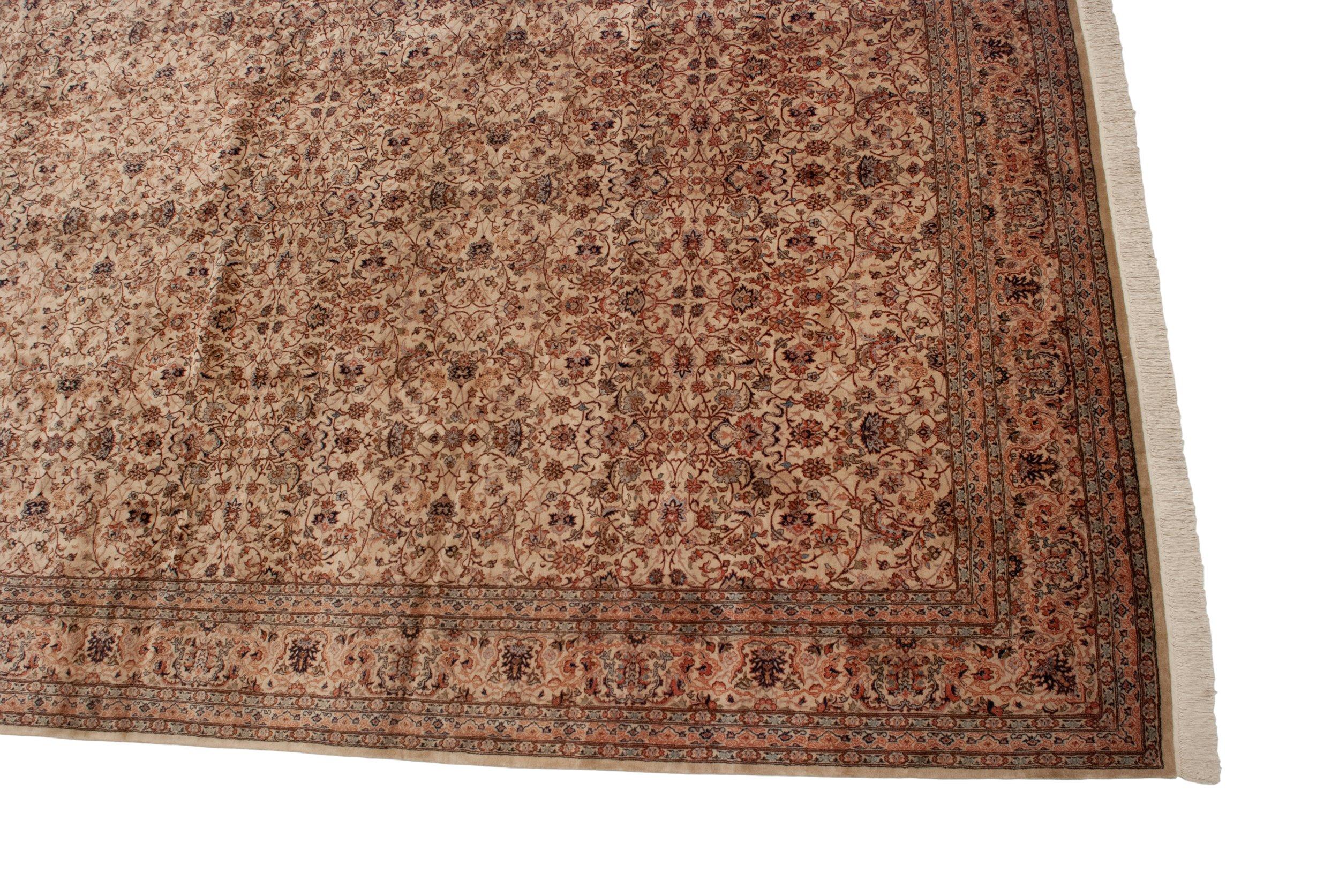 Vintage Pakistani Isfahan Design Carpet For Sale 1