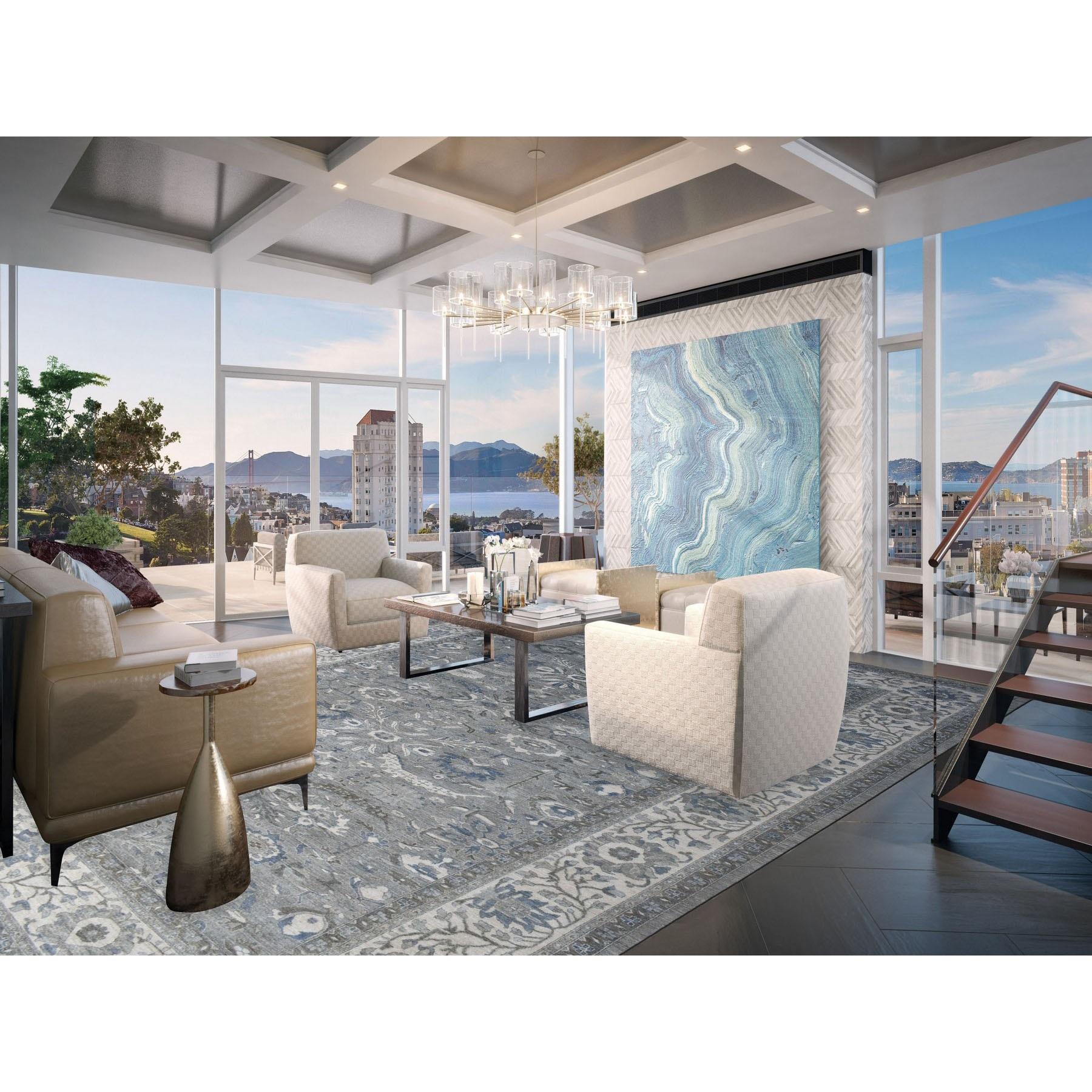 Gris tourterelle, Afghan Peshawar avec Ziegler Mahal Design, noué à la main, pure laine, surdimensionné, XL, tapis d'Orient
Matières premières : Laine
Latex : Pas de poils 
hauteur : 0,25 pouces
Style : Traditionnel
Couleur primaire : Gris
Couleurs