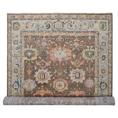 Tappeto in pura lana annodata a mano 12'x17'9" Camel Brown Design/One Supple Collection